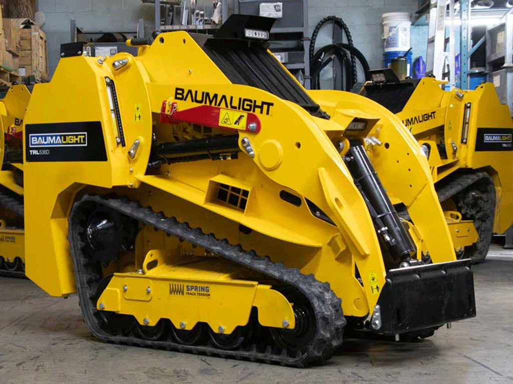 BaumaLight TRL536D stand on mini loader