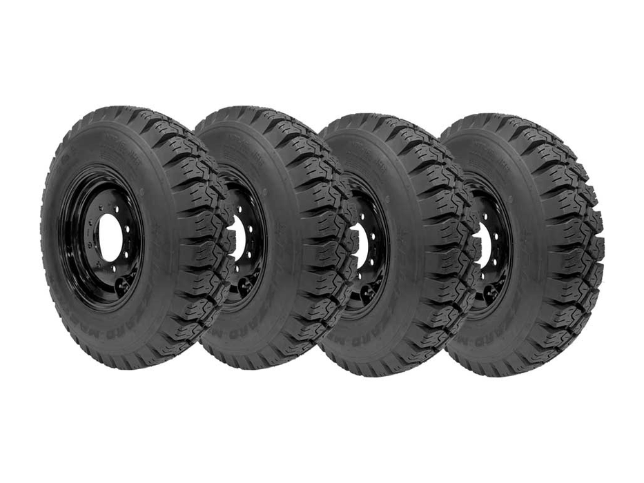 OTR Blizzard Master 7.50-16 snow tire with rim for skid steer loaders