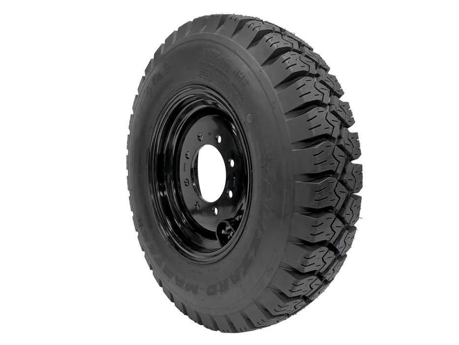 OTR Blizzard Master 7.50-16 snow tire with rim for skid steer loaders