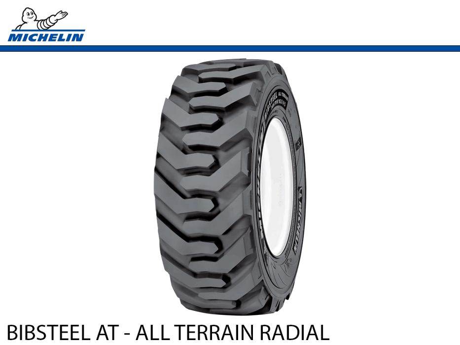 19038 MICHELIN Bibsteel AT all terrain radial skid steer tire