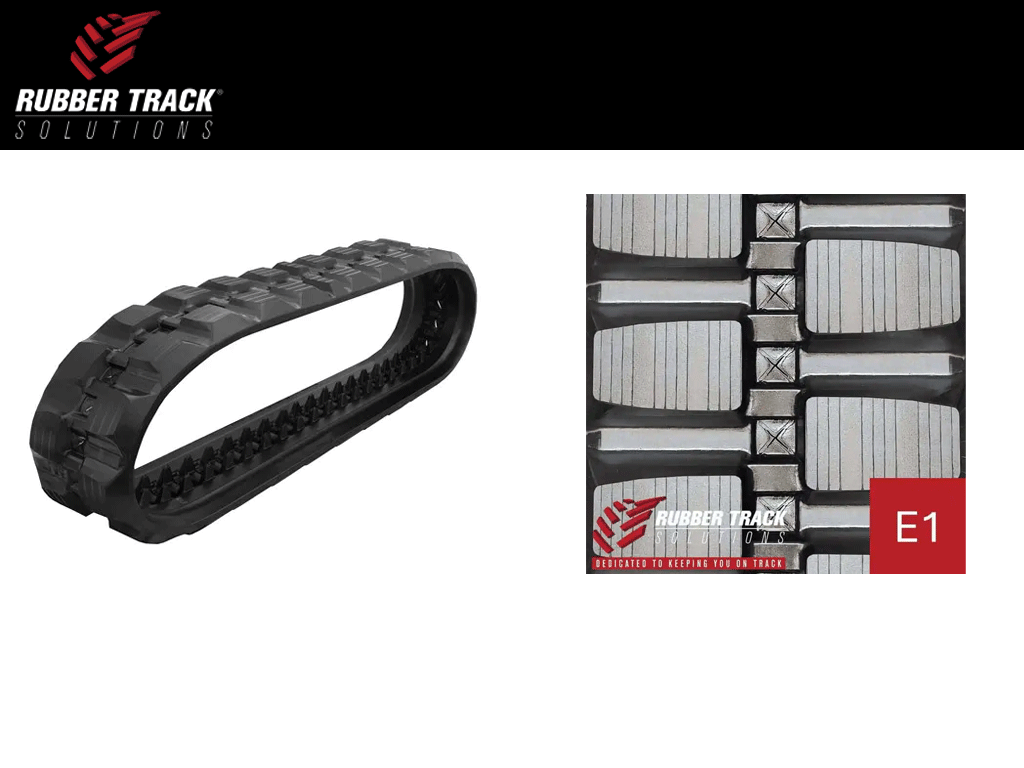 RTS Block Pattern 450x100x50 Rubber Track — TractionSourceUSA.com