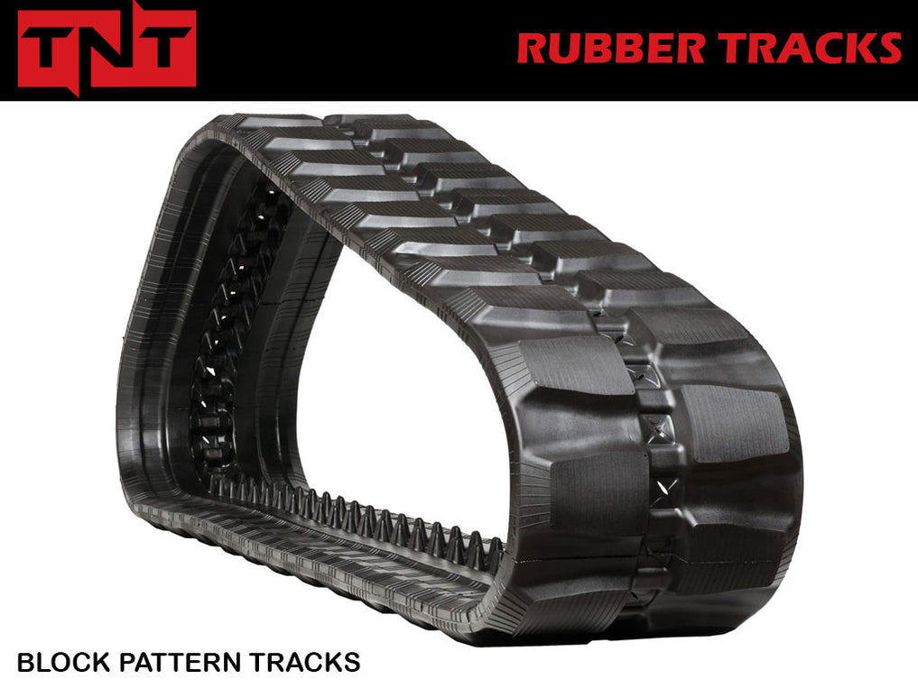 TNT 400x86x52 Heavy Duty Block Pattern Rubber tracks ...