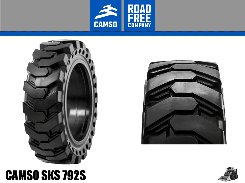 CAMSO SKS 792S Solid Rubber Tire for skid steers