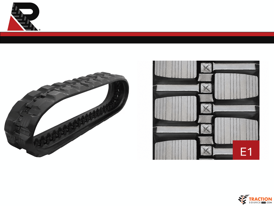 RTS Block Pattern 450x50x100 Rubber Track