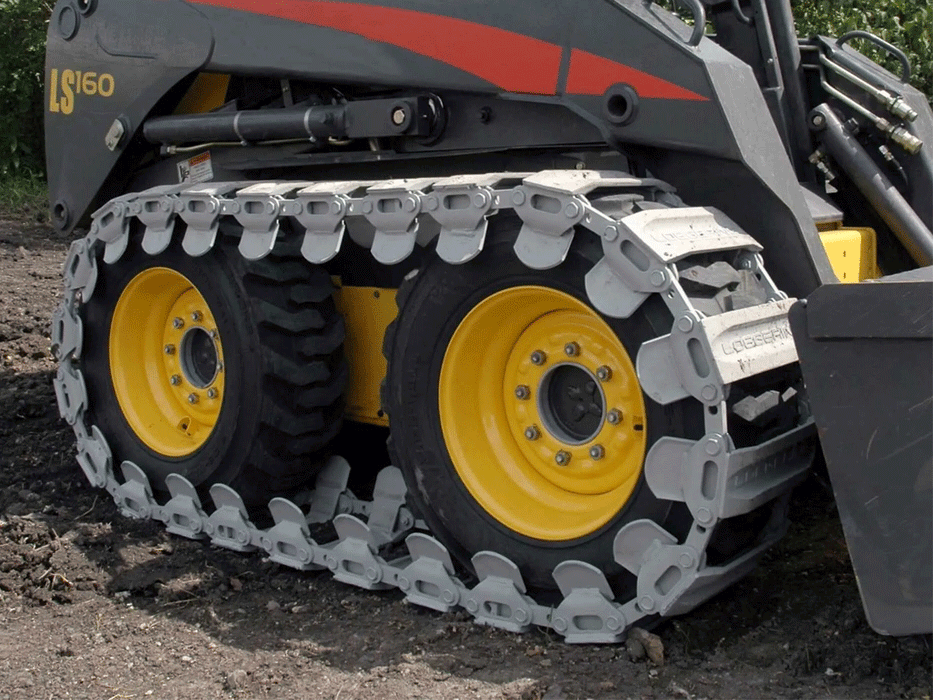 12.5F10S48 LOEGERING F Series trail blazer steel over the tire tracks for skid steers