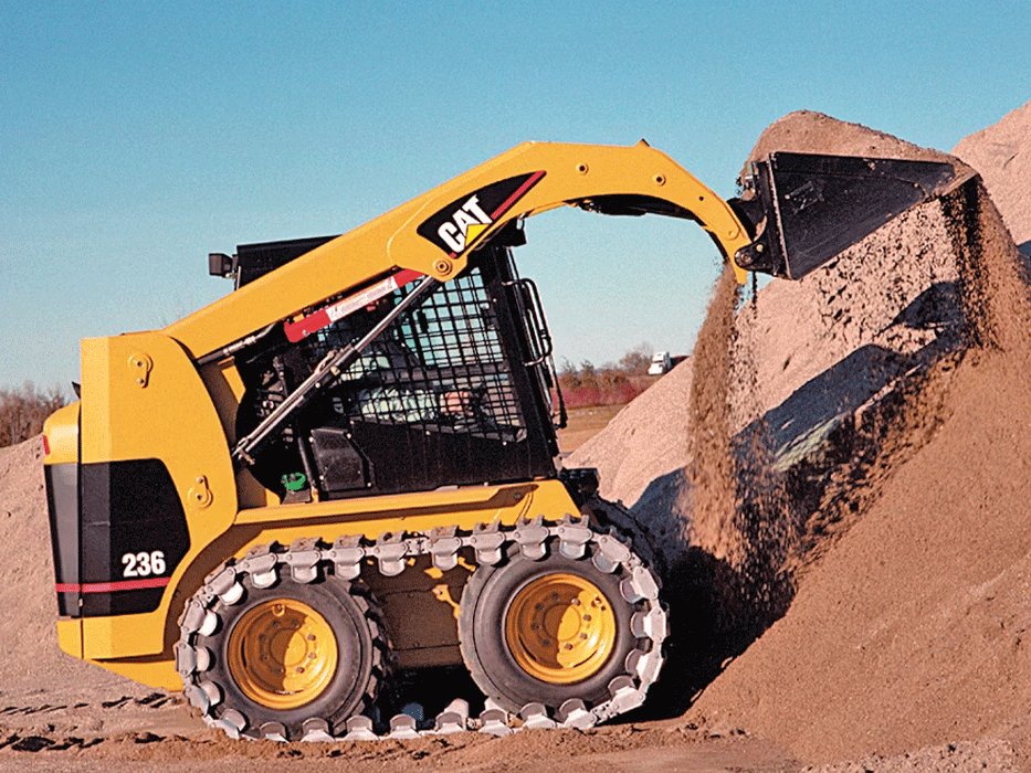 12.5F10S54 LOEGERING F Series trail blazer steel over the tire tracks for skid steers