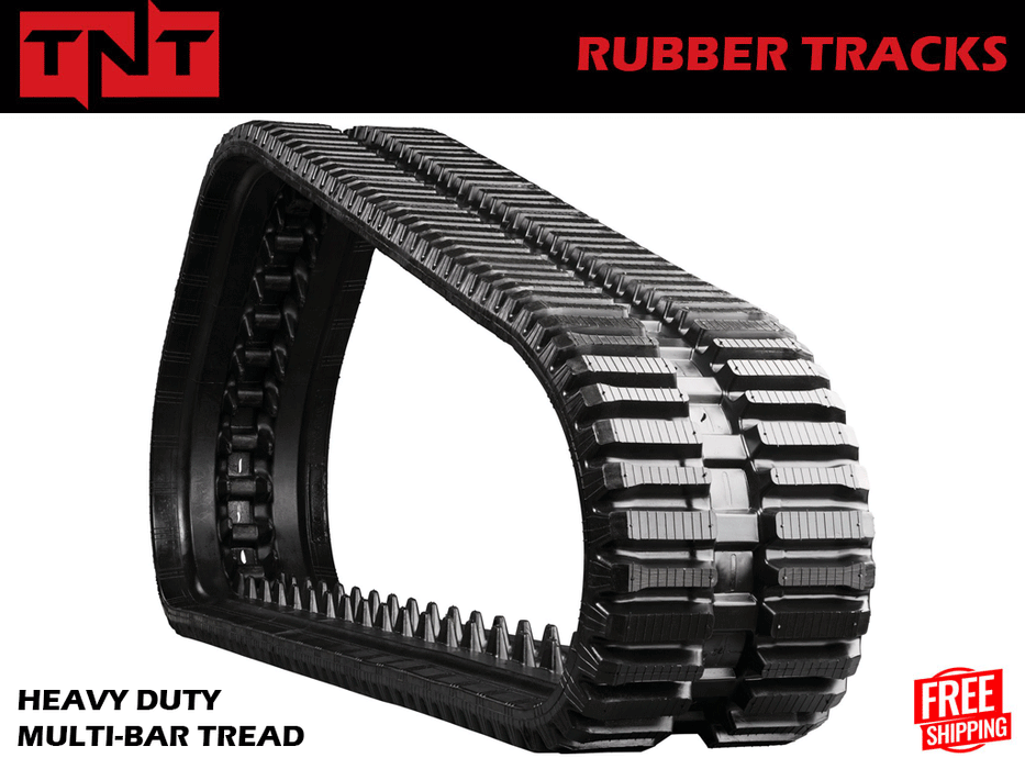 TNT 450x86x55 Heavy Duty Multi Bar Pattern Rubber Tracks