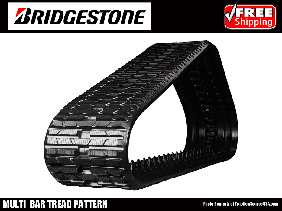 BRIDGESTONE rubber tracks 400x49x86KF Multi Bar tread