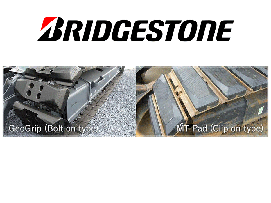 BRIDGESTONE MT Bolt On Rubber Pads