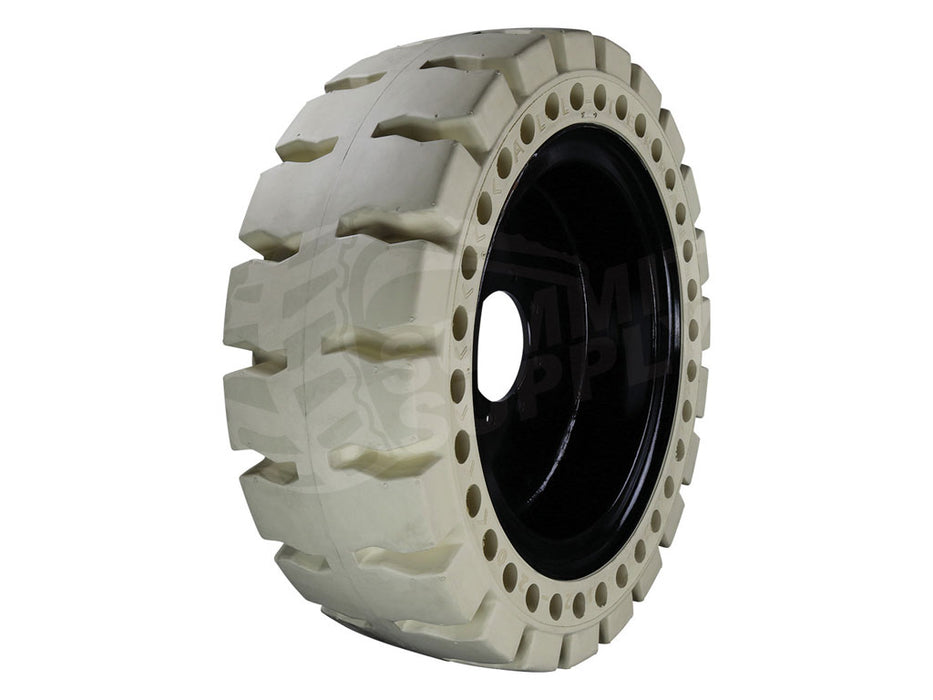 PARTS ASAP Solid rubber non-directional non-marking tire and rim