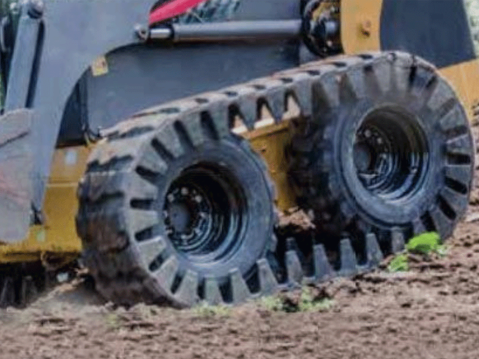 CAMSO over the tire rubber tracks for skid steers