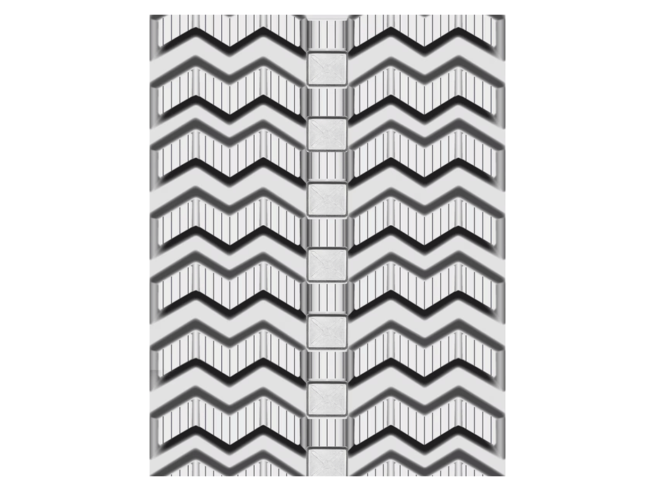 VSP RUBBER SAWTOOTH TRACKS, 450x55x86HDZB