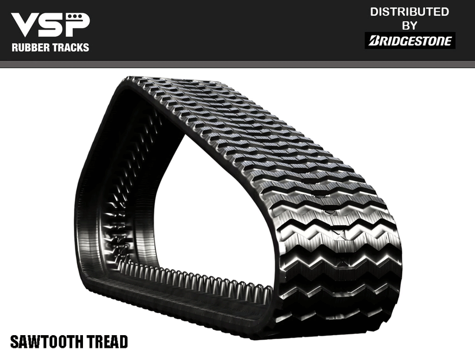 VSP sawtooth rubber tracks, 450x55x86HDZB