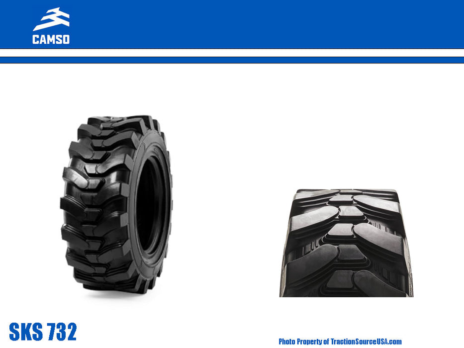 CAMSO SKS732 tire for skid steer loaders