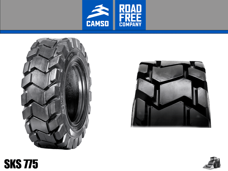 CAMSO SKS 775 L-5 rubber skid steer tire