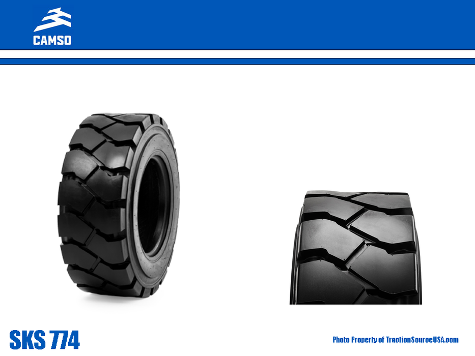 CAMSO SKS 774 L-5 rubber skid steer tire