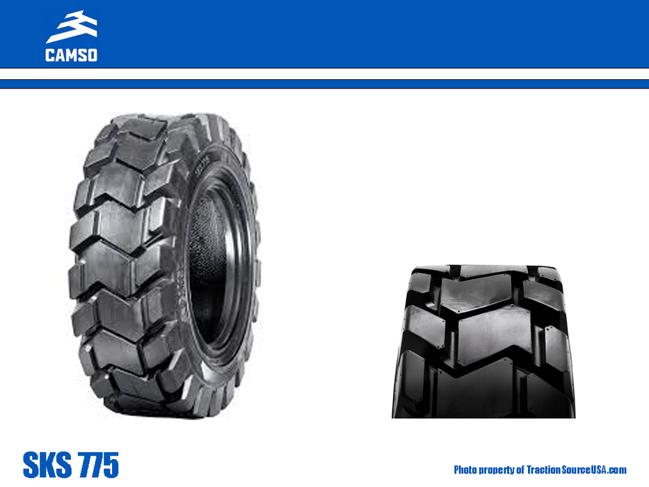 CAMSO SKS 775 L-5 rubber skid steer tire