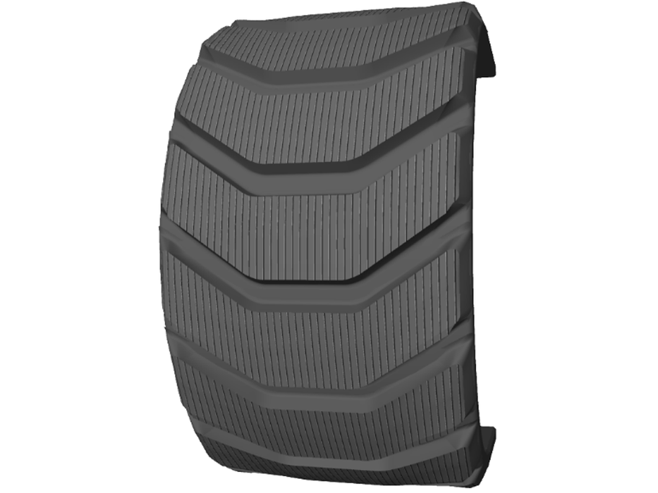 BRIDGESTONE rubber tracks 483x52x152.4SN Chevron Tread