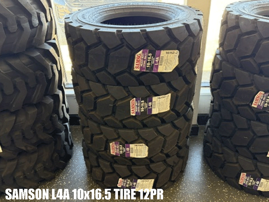SAMSON L-4A  non-directional skid steer tire - SPECIAL STOCK SOLD IN SETS, (4) TIRES