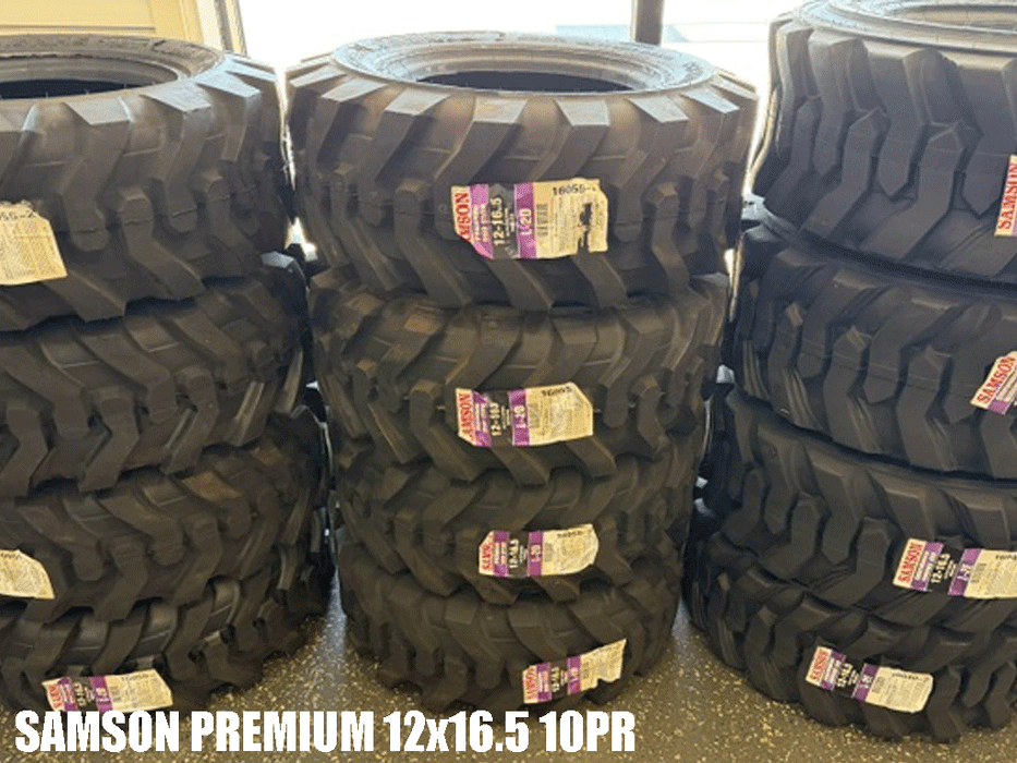 SAMSON L-2D Premium skid steer tire - SPECIAL STOCK SOLD IN SETS, (4) TIRES
