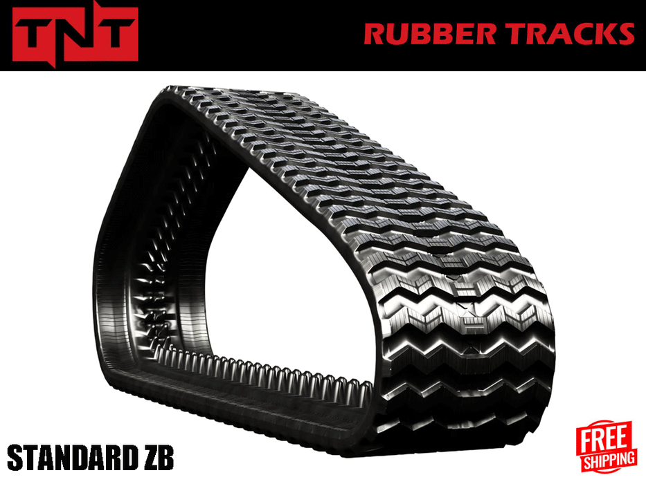 TNT 450x86x58 Standard Duty ZB tread Pattern Rubber Tracks