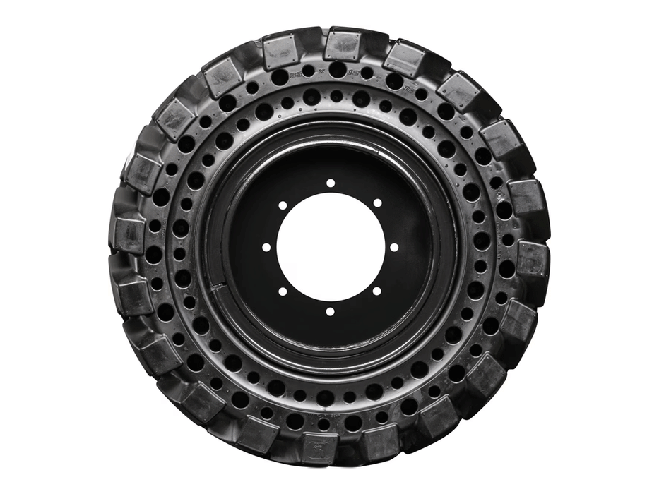 TNT HD 33X12-20 (12-16.5) Mounted Solid Tire and Rim Assemblies with larger hub