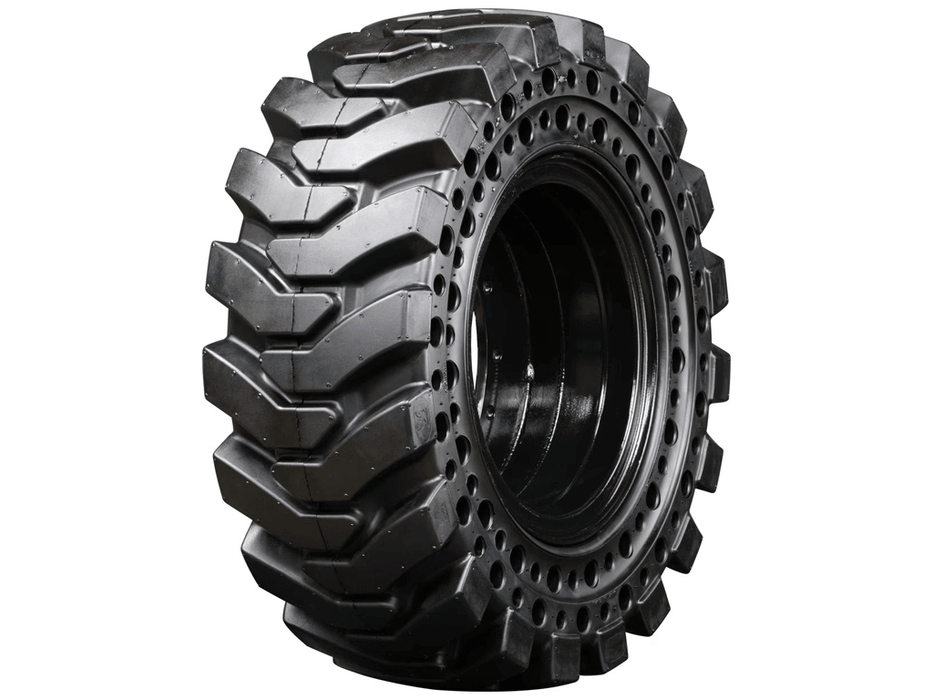 TNT HD 33X12-20 (12-16.5) Mounted Solid Tire and Rim Assemblies with larger hub