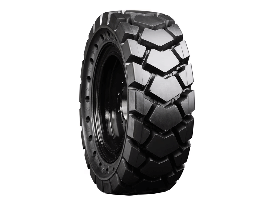 TNT 33x12-18 (12-16.5) Mounted Solid Tire and Rim Assemblies Larger Hub