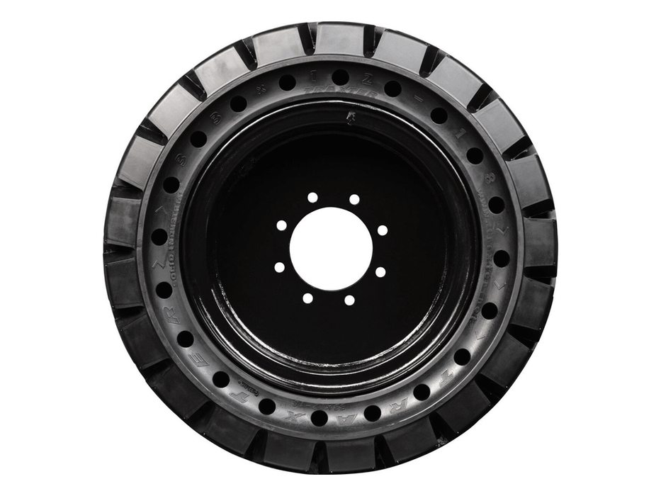TNT 33x12-18 (12-16.5) Mounted Solid Tire and Rim Assemblies Larger Hub