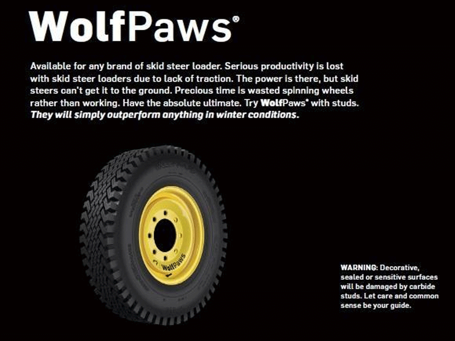 SNOW WOLF WolfPaws snow tires #100