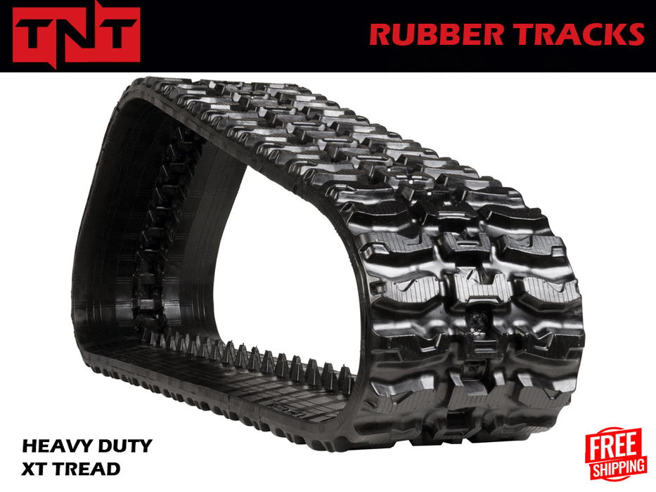 TNT 450x86x58 Heavy Duty XT Tread Pattern Rubber Tracks