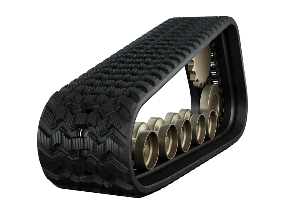 BRIDGESTONE rubber tracks 450x4952x86ZF Zig Zag Pattern