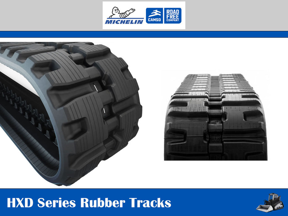 HXD400x49x86HHBBE MICHELIN CAMSO HXD Series rubber tracks for compact track loaders, 400x49x86