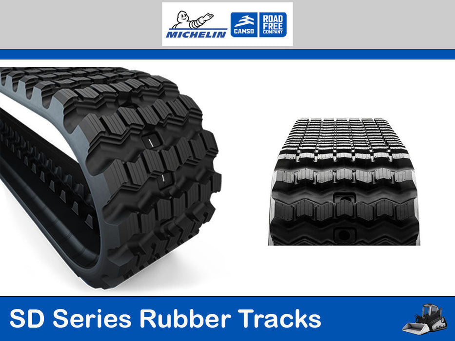 CLEARANCE - SD450x86x55BBE MICHELIN CAMSO SD Series rubber tracks for compact track loaders