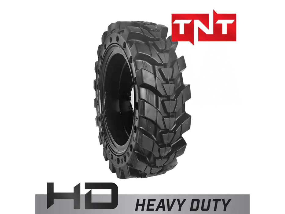 TNT Heavy Duty Solid Tires one row aperture 33x12-20 (12-16.5 Replacement)
